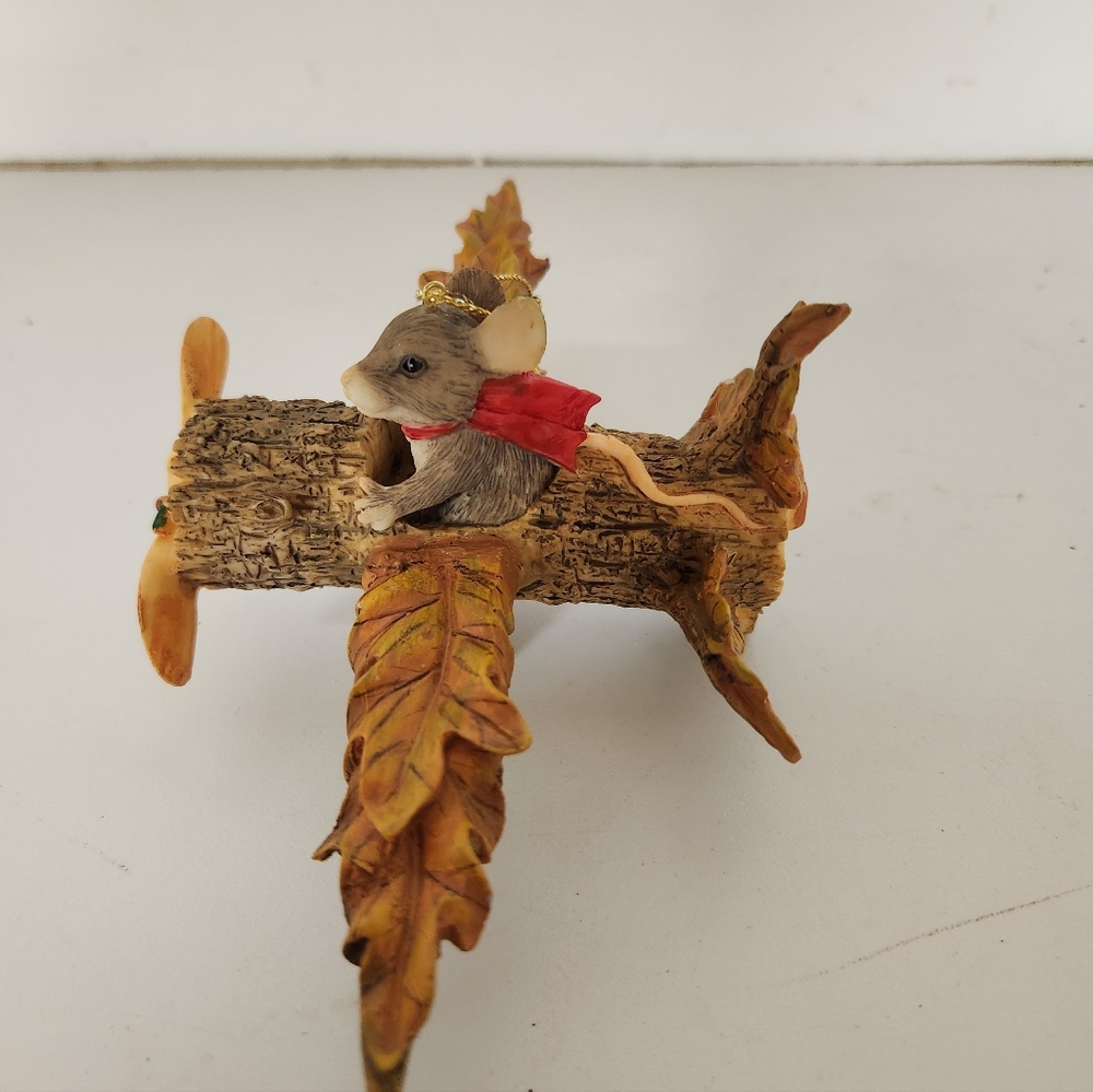 High Flying Mackenzie Mouse Christmas Ornament Charming Tails Dean Griff